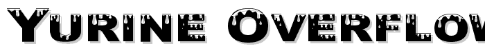Yurine Overflow font